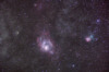 M8 and M20 In Sagitarius